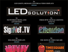 Tablet Screenshot of ledsolution.com
